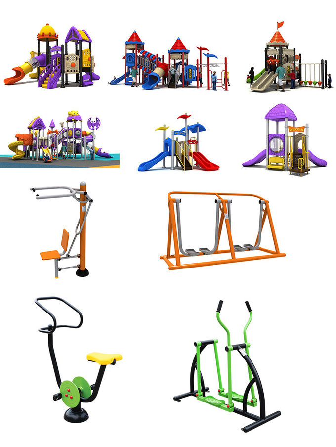 Diapositiva divertida impermeable del patio de los niños, juguetes que suben interiores para los niños