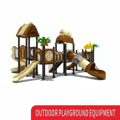 Combinación de patio de juegos al aire libre comercial para niños Slide de tubo al aire libre